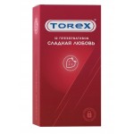 Презервативы Torex  Сладкая любовь  с ароматом клубники - 12 шт.