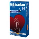 Презервативы Masculan Classic 2 Dotty с пупырышками - 10 шт.