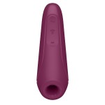 Бордовый вакуум-волновой стимулятор Satisfyer Curvy 1+