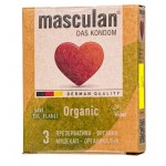 Экологически чистые презервативы Masculan Organic - 3 шт.