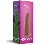 Телесный фаллоимитатор без мошонки Mad Cactus - 17,5 см.