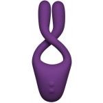 Фиолетовый вибростимулятор Bendable Multi Erogenous Zone Massager with Remote