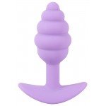 Фиолетовая анальная втулка Mini Butt Plug - 7,5 см.