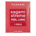 Утолщенный презерватив Sagami Xtreme Feel Long с точками - 1 шт.