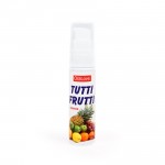 Гель-смазка Tutti-frutti со вкусом тропических фруктов - 30 гр.