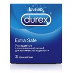 Утолщённые презервативы Durex Extra Safe - 3 шт.