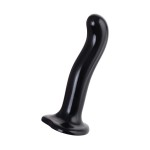 Черный стимулятор для пар P G-Spot Dildo Size M - 18 см.